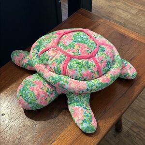 Lily Pulitzer Turtle Plush Toy Stuffed Animal